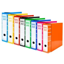 Archivador de palanca Liderpapel Filing System con caja A4 Lomo 80 mm colores Surtidos