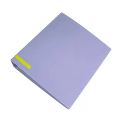 ARCHIVADOR DE PALANCA LIDERPAPEL DIN A4 CARTÓN FORRADO SIN RADO LOMO 80 MM COLOR LAVANDA COMPRESOR METALICO