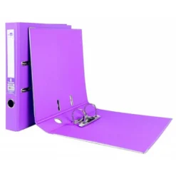 Archivador de palanca marca Liderpapel A4 lila compresor metalico