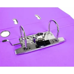Archivador de palanca marca Liderpapel A4 lila compresor metalico