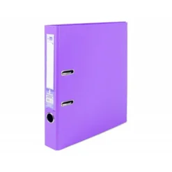 Archivador de palanca marca Liderpapel A4 lila compresor metalico