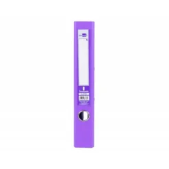 Archivador de palanca marca Liderpapel A4 lila compresor metalico