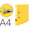 Archivador de palanca marca Liderpapel Documenta color amarillo 52 mm