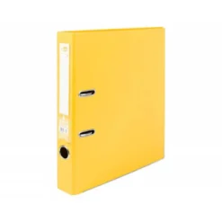Archivador de palanca marca Liderpapel Documenta color amarillo 52 mm