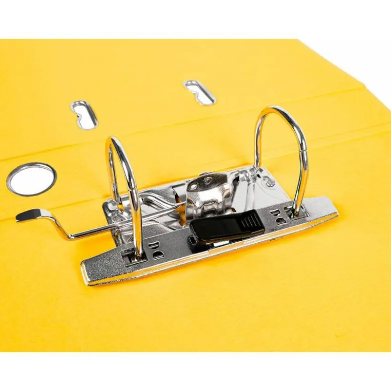 Archivador de palanca marca Liderpapel Documenta color amarillo 52 mm