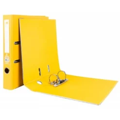 Archivador de palanca marca Liderpapel Documenta color amarillo 52 mm