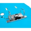 Archivador de palanca marca Liderpapel A4 celeste compresor metalico