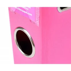 Archivador de palanca marca Liderpapel A4 rosa compresor metalico