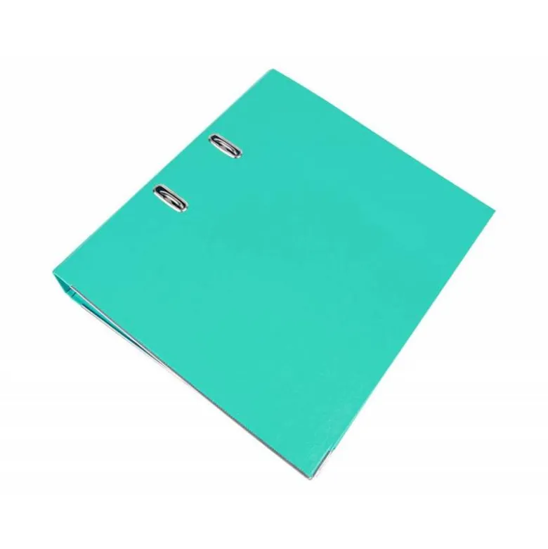 Archivador de palanca marca Liderpapel A4 verde claro compresor metalico
