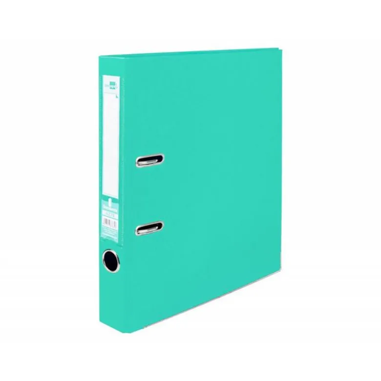 Archivador de palanca marca Liderpapel A4 verde claro compresor metalico
