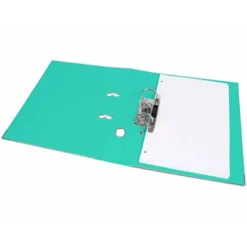 Archivador de palanca marca Liderpapel A4 verde claro compresor metalico