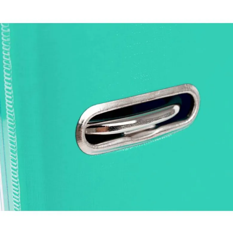 Archivador de palanca marca Liderpapel A4 verde claro compresor metalico