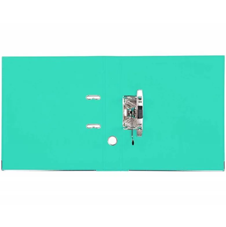 Archivador de palanca marca Liderpapel A4 verde claro compresor metalico