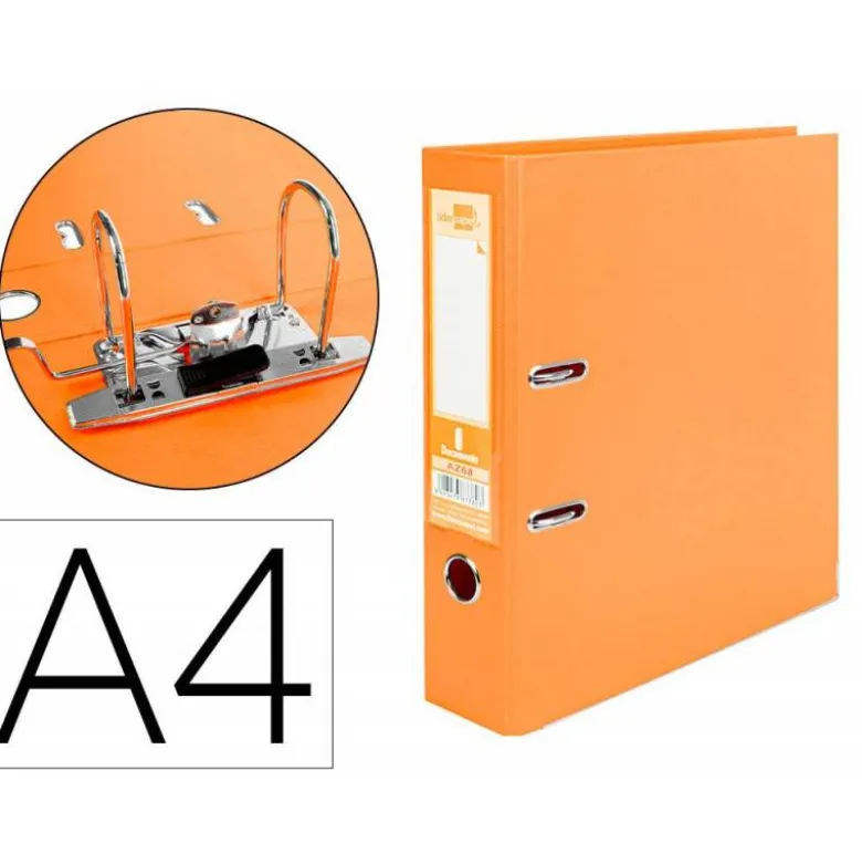 Archivador de palanca 75 mm Liderpapel Din A4 color naranja
