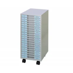 Archivador movil Clen metalico 20 cajones color Gris