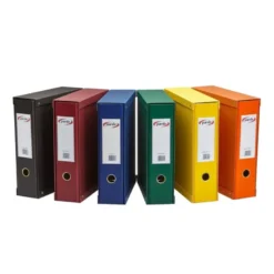 Archivador palanca Pardo folio carton forrado