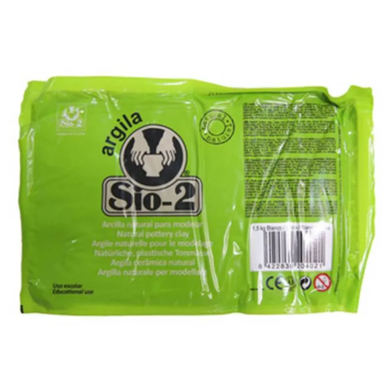 Arcilla Sio-2 Argila color Blanco 1,5 kg