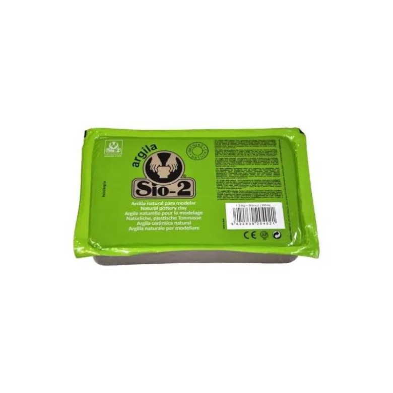 Arcilla Sio-2 Argila color Blanco 1,5 kg