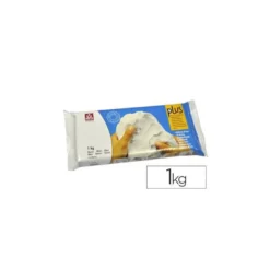 Arcilla Sio-2 Plus color blanco 1000 gr