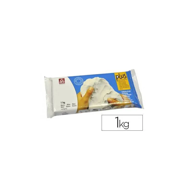 Arcilla Sio-2 Plus color blanco 1000 gr