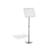 ATRIL DE SUELO DURABLE MARCO ALUMINIO DIN A3 VERTICAL / HORIZONTAL ALTURA AJUSTABLE 86 A 129 CM