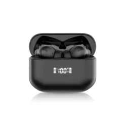 AURICULAR DAEWOO TWS BLUETOOTH 5.4 USB TIPO-C CANCELACION DE RUIDO CON ESTUCHE DE CARGA 450MAH COLOR NEGRO
