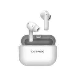 AURICULAR DAEWOO TWS IN-EAR BLUETOOTH 5.3 CON ESTUCHE DE CARGA USB TIPO-C AUTONOMIA 6 HORAS COLOR BLANCO