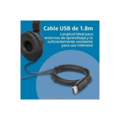 AURICULAR KENSINGTON HI-FI CON MICROFONO USB CABLE 180 CM