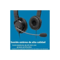 AURICULAR KENSINGTON HI-FI CON MICROFONO USB CABLE 180 CM