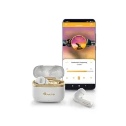 AURICULAR NGS ARTICA TROPHY INALAMBRICO ALCANCE 10 M BASE DE CARGA CONTROL TACTIL AUTONOMIA 20 HORAS USB-C