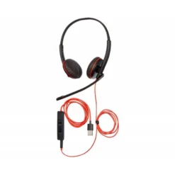 AURICULAR PLANTRONICS BLACKWIRE 3320 DIADEMA BIAURAL CABLE USB-A