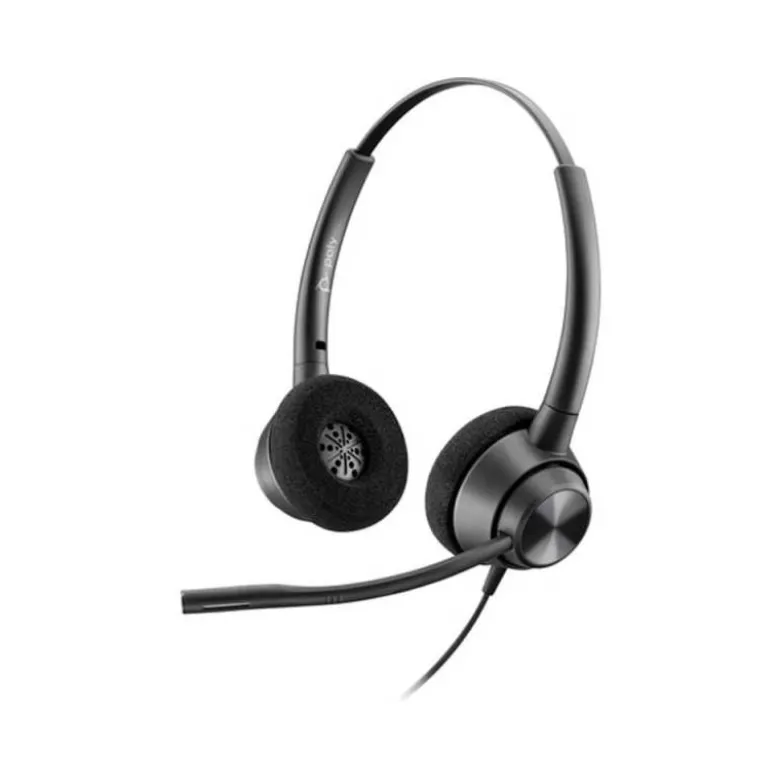 AURICULAR PLANTRONICS ENCORE PRO HW320 QD BIAURAL TIPO DIADEMA CON CABLE Y MICROFONO ANTIRUIDO CONEXION USB