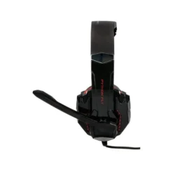 AURICULAR Q-CONNECT GAMING CON MICROFONO AJUSTABLE E ILUMINACION LED COLOR NEGRO