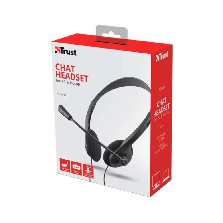 AURICULAR TRUST LONGITUD CABLE 1,8 M CON MICROFONO