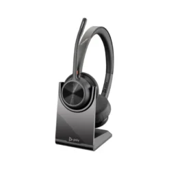 AURICULARES POLY INALAMBRICO VOYAGER 4320 STEREO USB-A BT700 + ADAPTADOR BT700A +SOPORTE DE CARGA