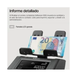 Balanza contadora de Monedas y Billetes marca Safescan 6165