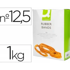 Bandas elasticas N 12,5 Q-connect 1000 gr 125 x 9 mm