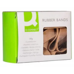 BANDAS ELASTICAS Q-CONNECT 100 GR 120X10 MM NUMERO 12