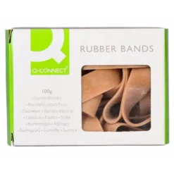 BANDAS ELASTICAS Q-CONNECT 100 GR 150X10 MM NUMERO 15