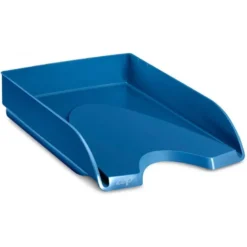 BANDEJA DE SOBREMESA CEP RIVIERA PLASTICO COLOR AZUL PORCELANA 348X257X66 MM