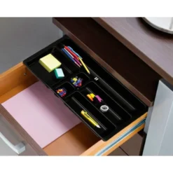 BANDEJA ORGANIZADORA Q-CONNECT DE CAJONES COLOR NEGRO 344X160X33 MM