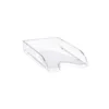 Bandeja sobremesa Cep plastico transparente 348x257x66 mm elegante