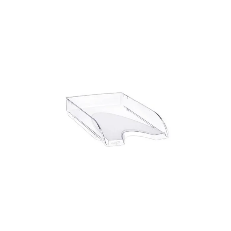 Bandeja sobremesa Cep plastico transparente 348x257x66 mm elegante