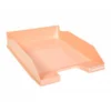 BANDEJA SOBREMESA EXACOMPTA PLASTICO COLOR CORAL