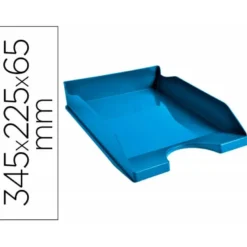 BANDEJA SOBREMESA EXACOMPTA PLASTICO COLOR AZUL