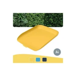 BANDEJA SOBREMESA LEITZ PLASTICO COLOR AMARILLO