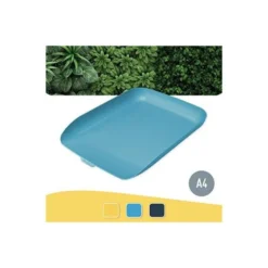 BANDEJA SOBREMESA LEITZ PLASTICO COLOR AZUL