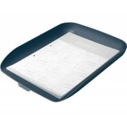 BANDEJA SOBREMESA LEITZ PLASTICO COLOR GRIS