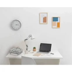 Bandeja sobremesa metalica q-connect rejilla gxa100 plata con 2 bandejas movibles -300x185x 350 mm