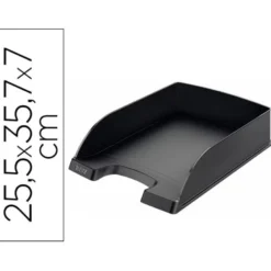 BANDEJA SOBREMESA PLASTICO LEITZ RECYCLE NEGRO 255X357X70 MM